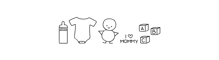 MTF Itty Bitty Baby  Free Fonts Download