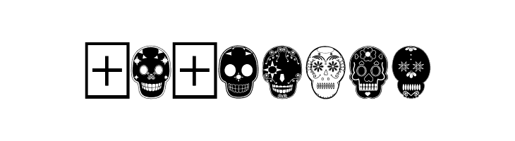 Dia de los Muertos Limited Free Version  Free Fonts Download