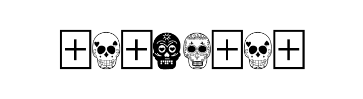 Dia de los Muertos Limited Free Version  Free Fonts Download