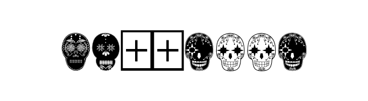 Dia de los Muertos Limited Free Version  Free Fonts Download