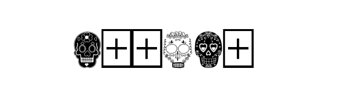 Dia de los Muertos Limited Free Version  Free Fonts Download