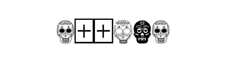 Dia de los Muertos Limited Free Version  Free Fonts Download