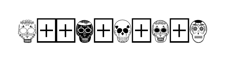 Dia de los Muertos Limited Free Version  Free Fonts Download