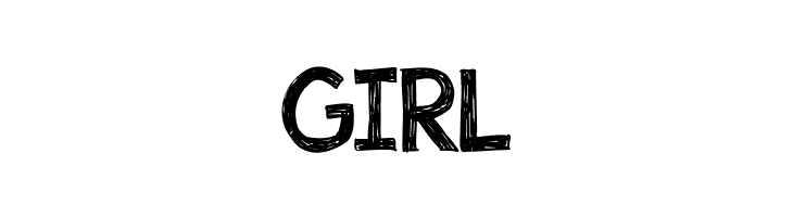 GIRL Education Pencil Font