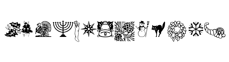 Holiday Pi BT  Free Fonts Download
