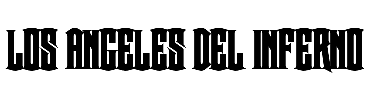 LOS%2BANGELES%2BDEL%2BINFERNO Crown Title Font