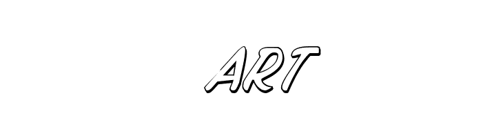 Press Darling Shadow Italic  Free Fonts Download