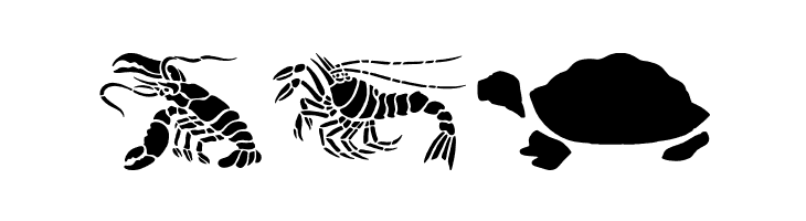 HFF Aqua Stencil  Free Fonts Download