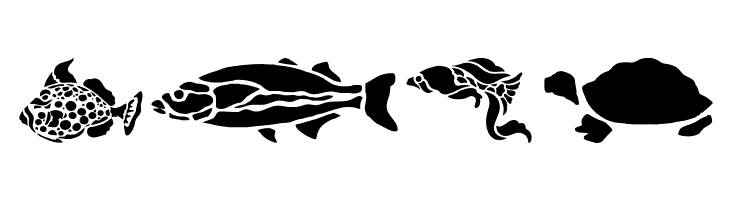 HFF Aqua Stencil  Free Fonts Download