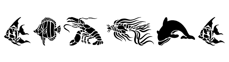 HFF Aqua Stencil  Free Fonts Download