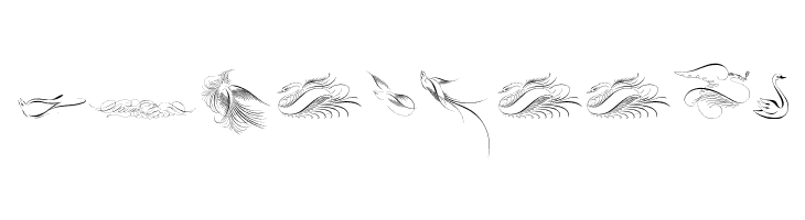 Penmanship Birds Free  Free Fonts Download