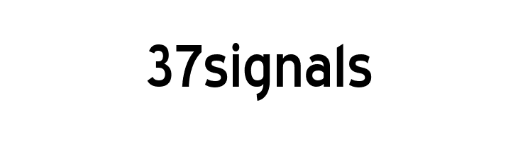 37signals Blue Highway Font