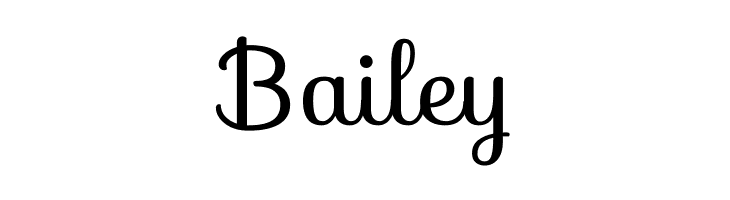 Bailey Sofia Font