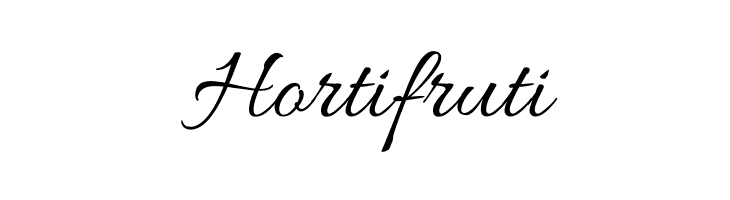 Hortifruti Allura Font