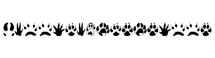 AnimalTracks  Free Fonts Download