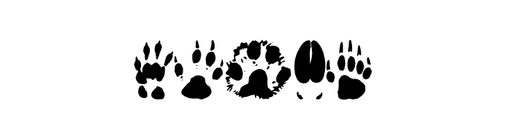 AnimalTracks  Free Fonts Download