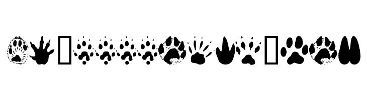 AnimalTracks  Free Fonts Download