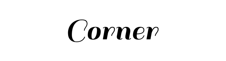 Corner Sail-Regular Font