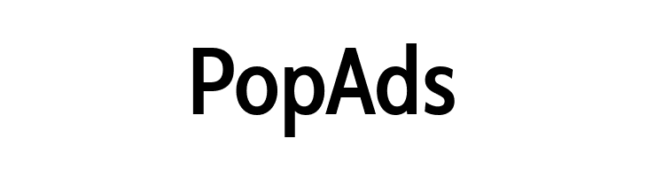PopAds Cabin Condensed SemiBold Font