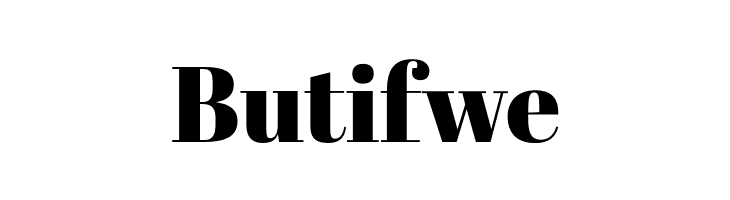 Butifwe AbrilFatface-Regular Font
