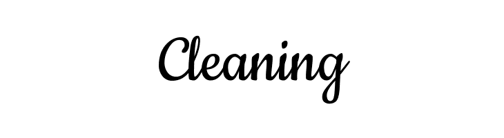 Cleaning Cookie-Regular Font