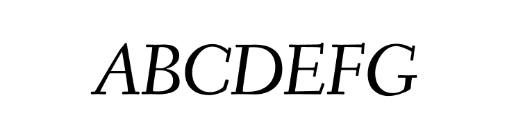 Fanwood Text Italic  Free Fonts Download