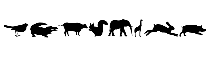 Animals  Free Fonts Download