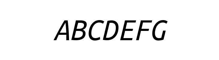 Ubuntu Monospaced Italic  Free Fonts Download