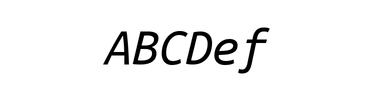 Ubuntu Monospaced Italic  Free Fonts Download