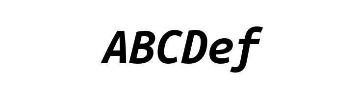 Ubuntu Monospaced Bold Italic  Free Fonts Download