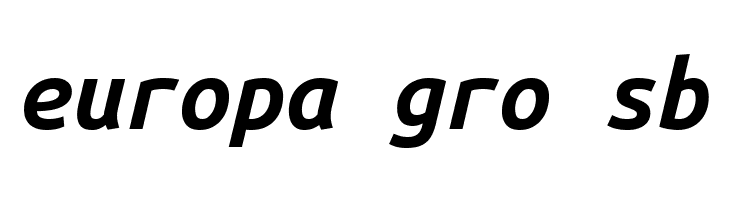 Ubuntu Monospaced Bold Italic  Free Fonts Download