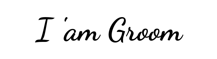 I%2B%2527am%2BGroom DancingScript-Bold Font