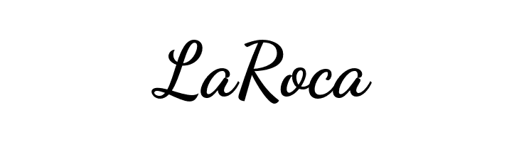 LaRoca DancingScript-Bold Font