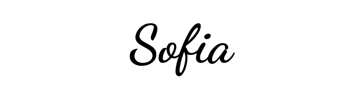 Sofia Dancing Script Bold Font