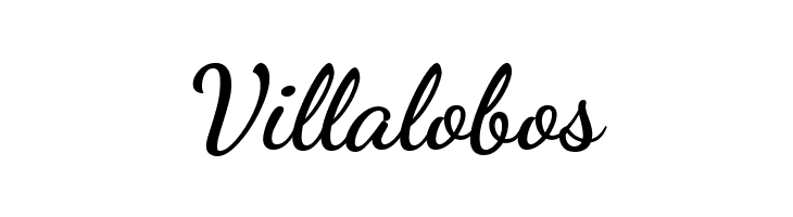 Villalobos Dancing Script Bold Font