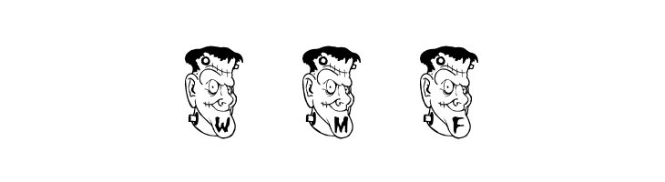 LCR FrankenFright  Free Fonts Download