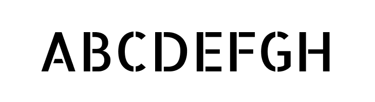 Allerta Stencil Regular  Free Fonts Download