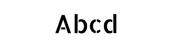 AllertaStencil-Regular  Free Fonts Download