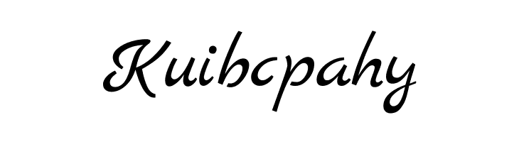 Kuibcpahy Marck Script Font
