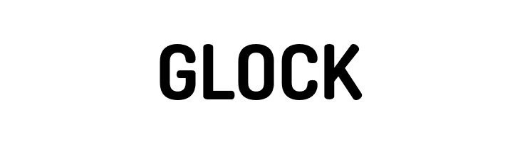 GLOCK TerminalDosis-Bold Font
