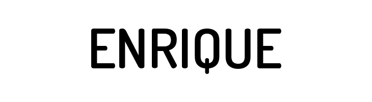 ENRIQUE Terminal Dosis SemiBold Font