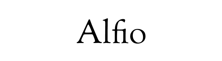 Alfio Sorts Mill Goudy Regular Font