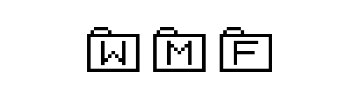 Bit Folder15 [sRB]  Free Fonts Download