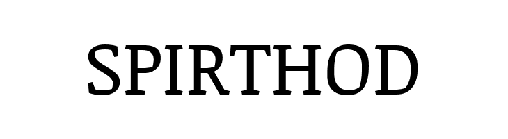 SPIRTHOD Noticia Text Font