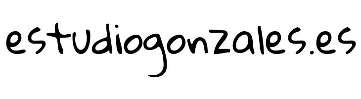 estudiogonzales.es Gloria Hallelujah Font