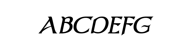 Dumbledor 1 Italic  Free Fonts Download