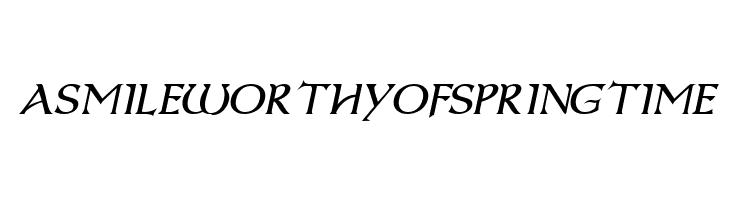 Dumbledor 1 Italic  Free Fonts Download