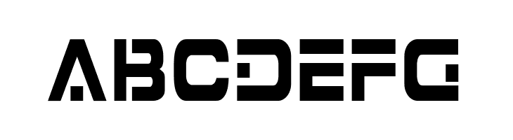 7th Service Condensed  Free Fonts Download