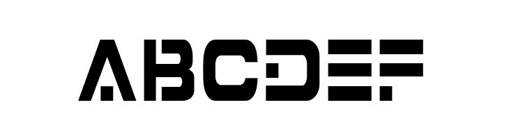 7th Service Condensed  Free Fonts Download