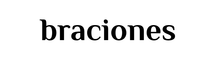 braciones Philosopher Bold Font